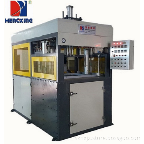 Automatic thick and deep plastic vacuum forming machine